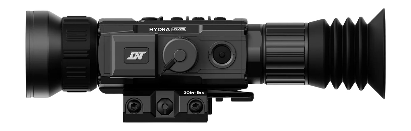HYDRA HS640R thermal rifle scope side view
