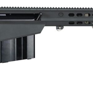 Large sniper rifle with bipod and magazine