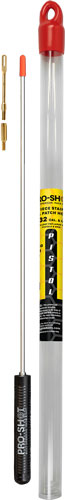 Long metal soil probe in clear tube