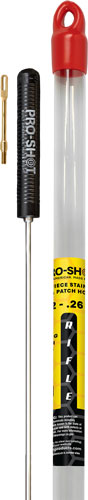 Rifle cleaning rod kit with brass tip