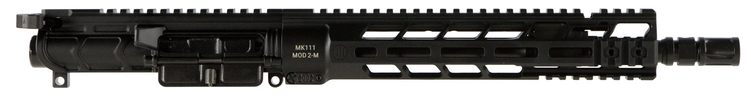 Black AR-style rifle upper receiver assembly
