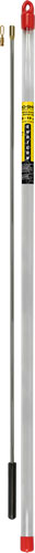 Insulated voltage tester screwdrivers on white background