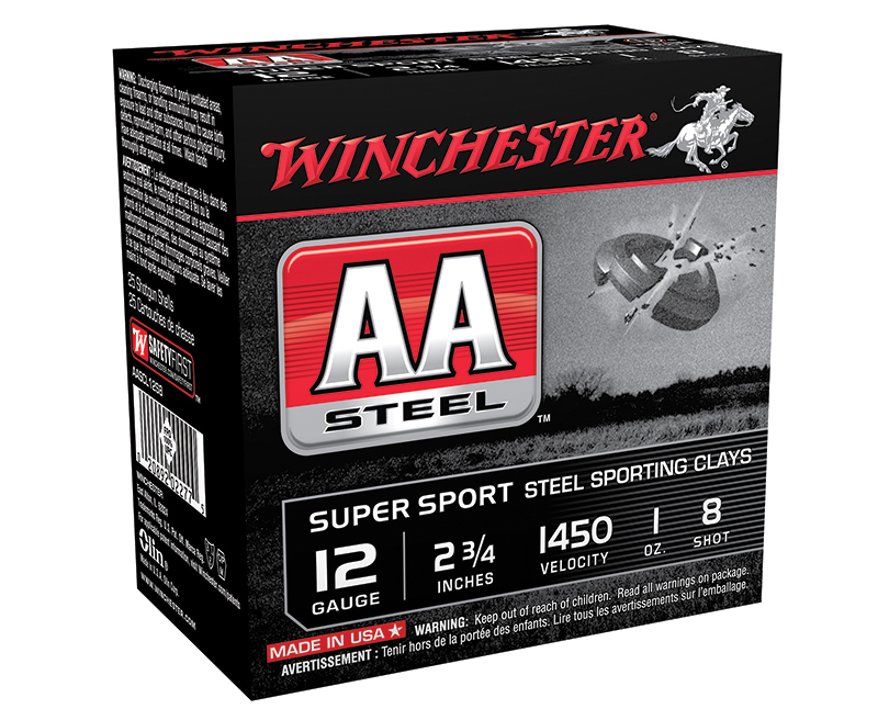 Winchester AA Steel 12-gauge shotgun shells box