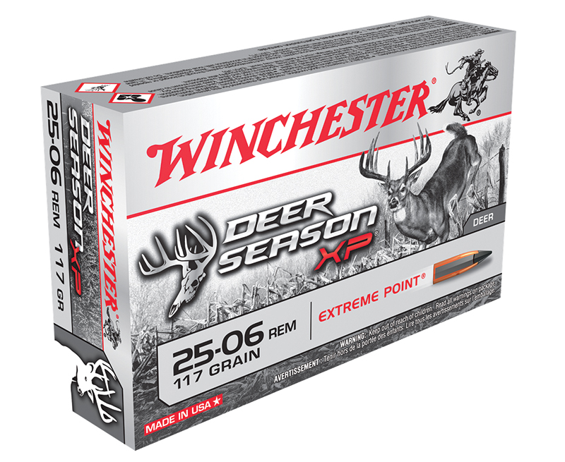 Winchester Deer Season XP 25-06 ammunition box