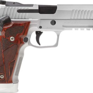 SIG Sauer semi-automatic pistol with wooden grip