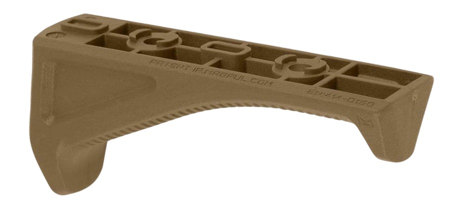Tan angled foregrip firearm accessory