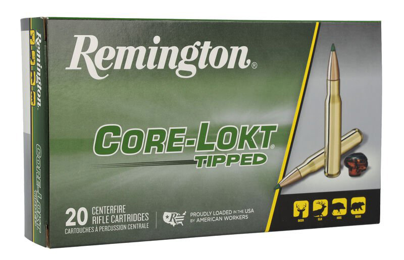 Remington Core-Lokt Tipped rifle ammunition box