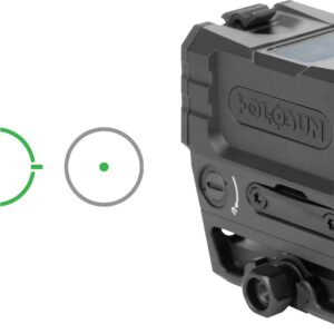 Holosun red dot sight with reticle options