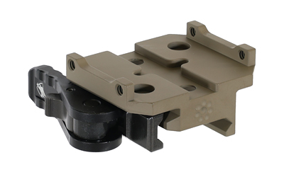 Tan and black tactical rail mount device