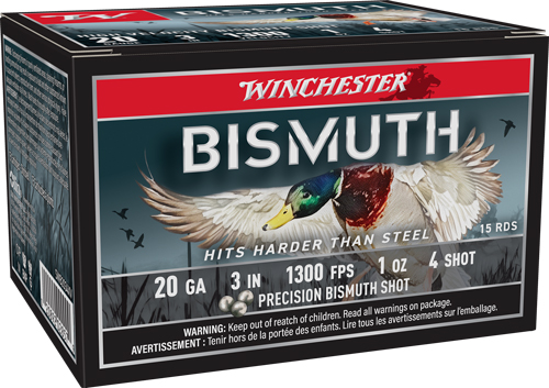 Winchester Bismuth 20 gauge shotgun shell box