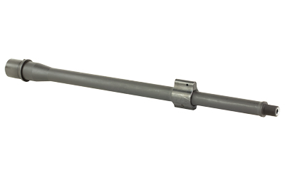 Metal rifle barrel isolated on white background