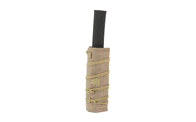 Tan-wrapped handheld tool with black grip top