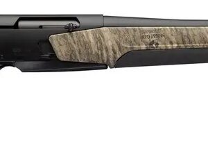 Camo-stock shotgun isolated on white background