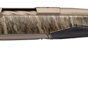 Bolt-action hunting rifle with camouflage stock