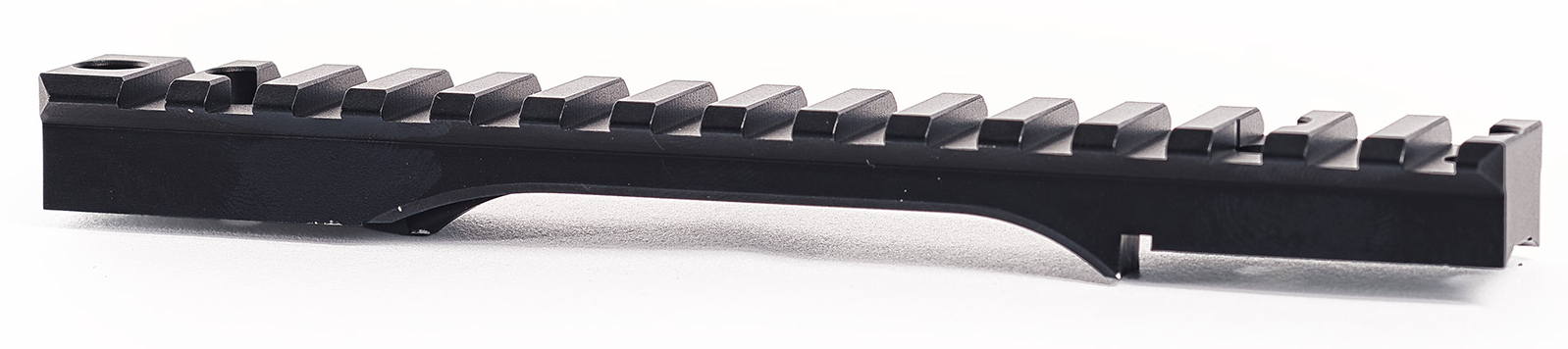 Black metal Picatinny rail scope mount