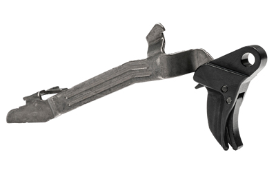 Metal trigger assembly with black lever component