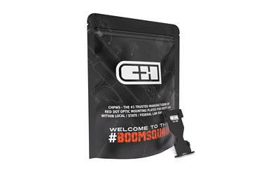 Black resealable CHI product pouch with sticker