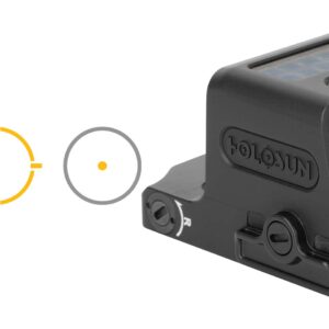 Holosun red dot reflex sight with reticle options