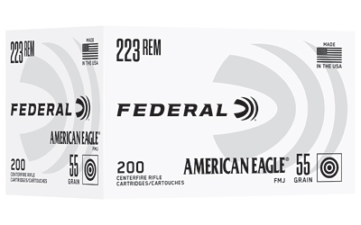 Federal American Eagle .223 Rem 55 grain ammo box