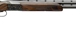 Side-by-side shotgun with wooden stock