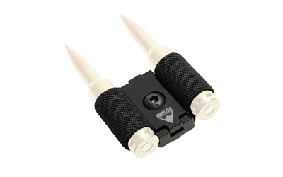 Dual nozzle adhesive dispenser with black grip