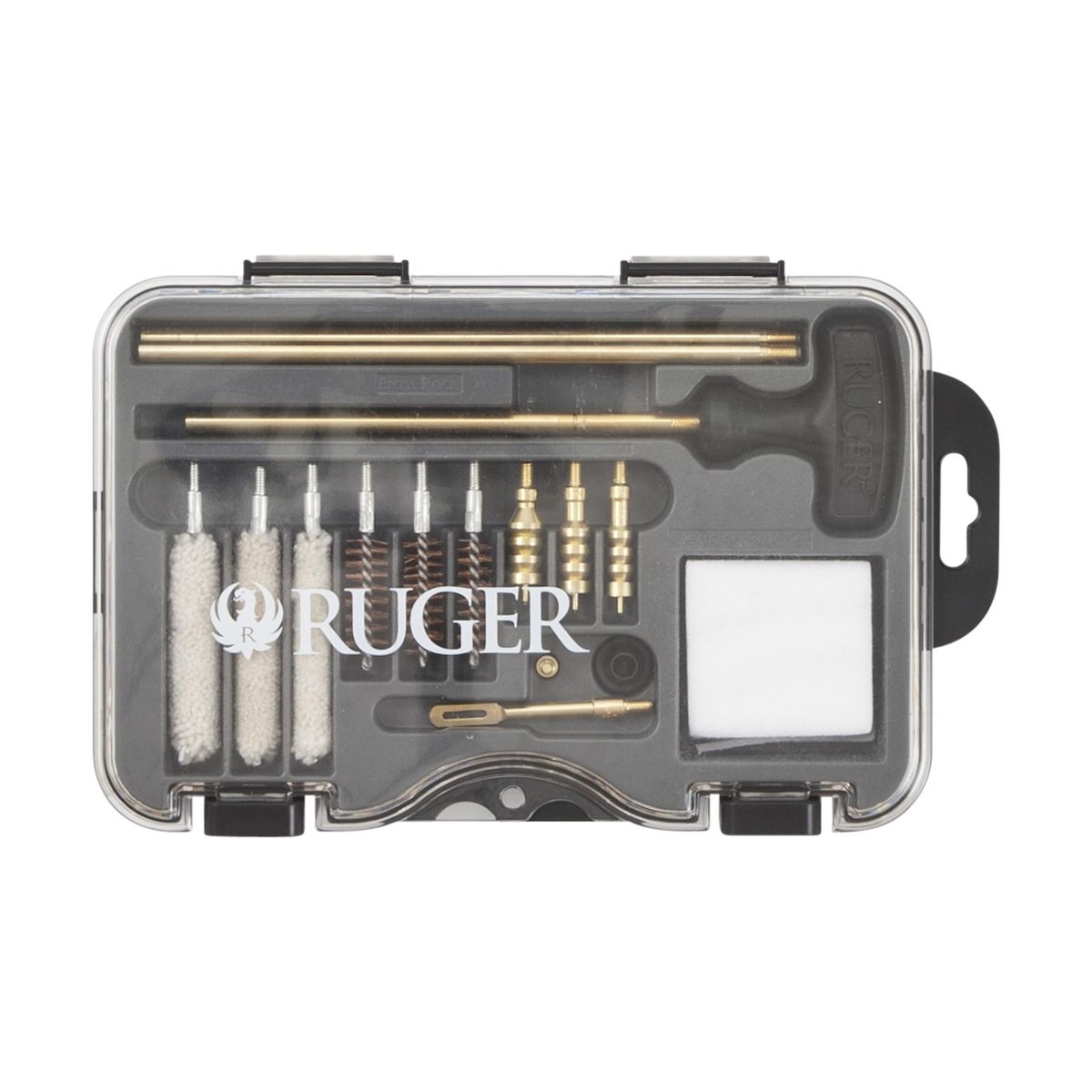 Ruger handgun cleaning kit in plastic case