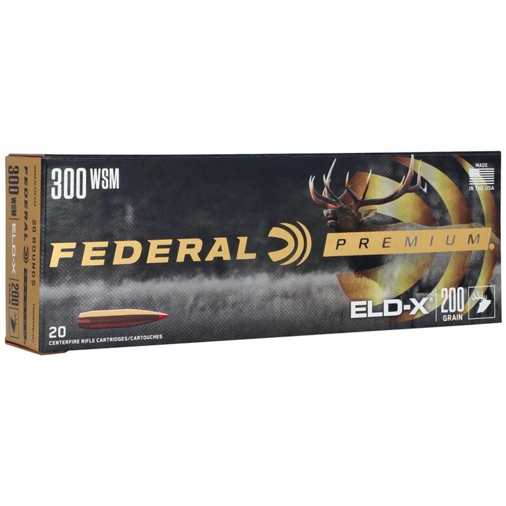 Federal Premium 300 WSM rifle ammunition box