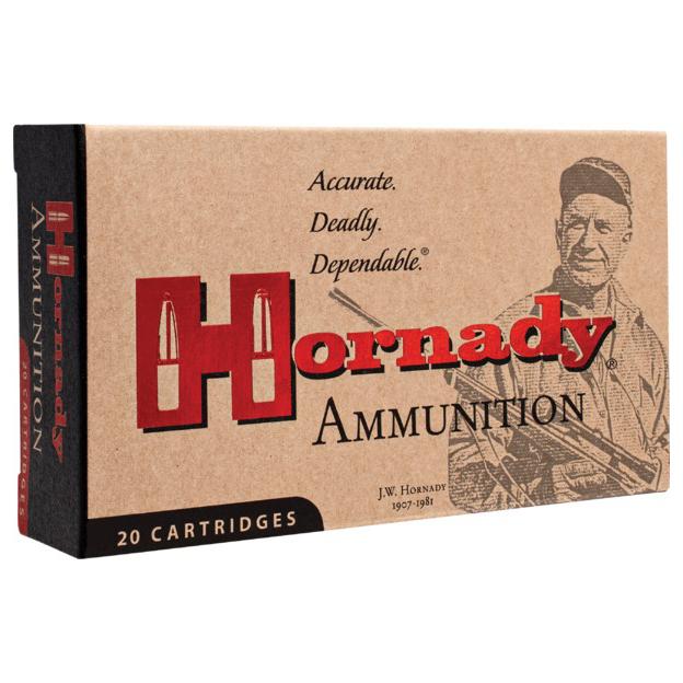 Hornady Ammunition 20-cartridge box packaging