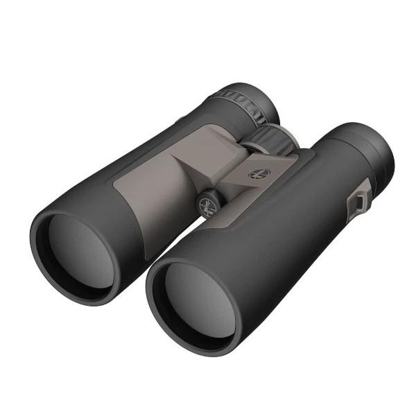 Black compact binoculars on light background