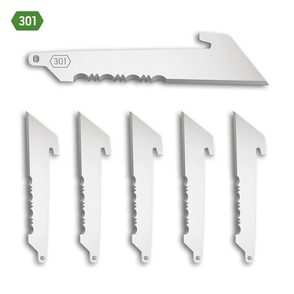 301 stainless steel serrated cutting blades set
