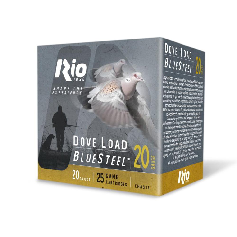 Rio Dove Load Bluesteel 20 gauge ammunition box
