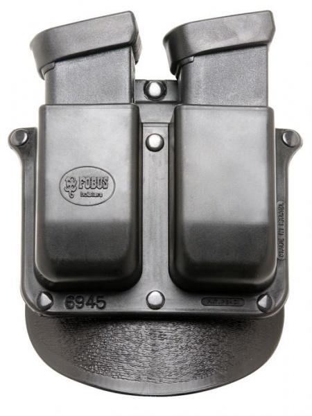 Black double magazine holster by Fobus