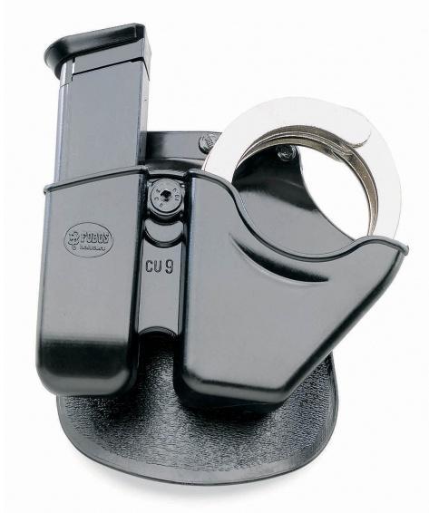 Heavy-duty silver disc padlock with circular shackle
