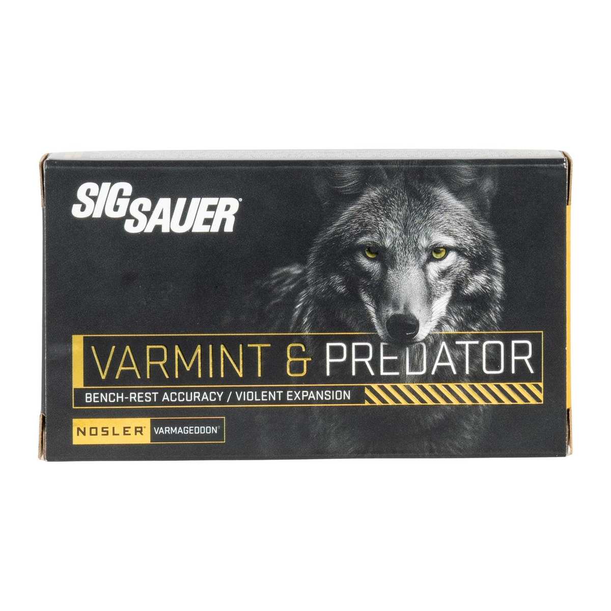 SIG Sauer Varmint & Predator ammunition box
