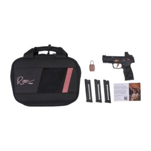Handgun kit with case, magazines, and lock