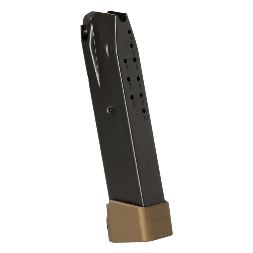 Handgun magazine with numbered witness holes