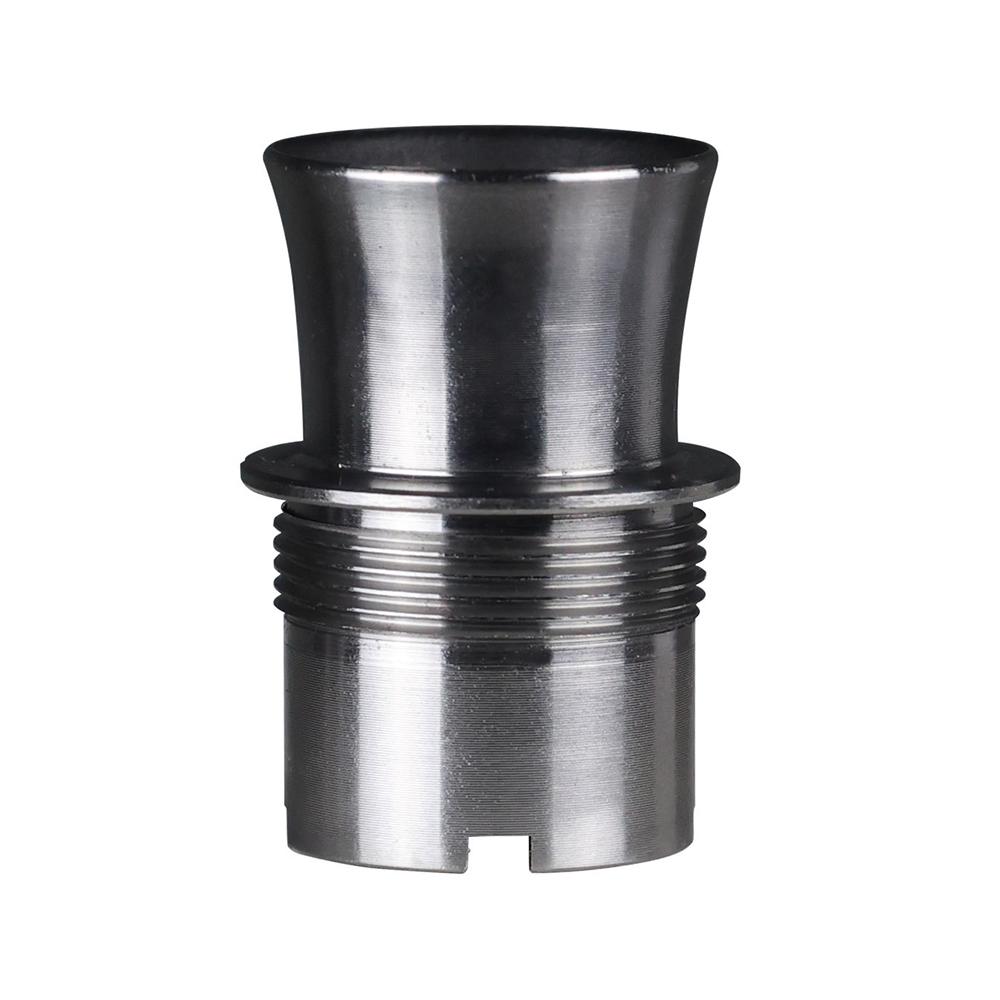Stainless steel threaded metal fitting component