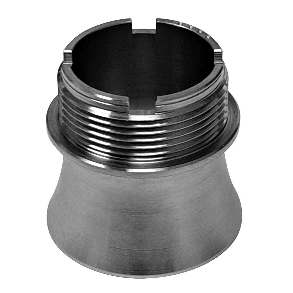 Stainless steel threaded pipe adapter fitting