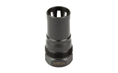 Black threaded metal adapter with hex base