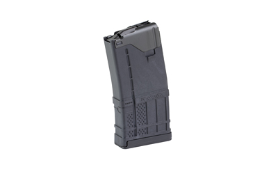 Black rifle magazine isolated on white background