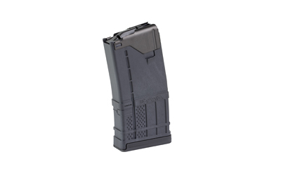 Black rifle magazine on white background