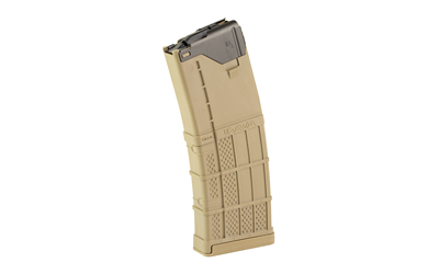 Tan rifle magazine isolated on white background