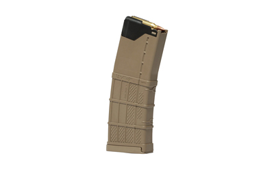 Tan rifle magazine isolated on white background