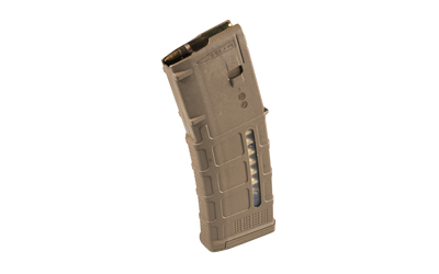 Tan AR-15 style rifle magazine