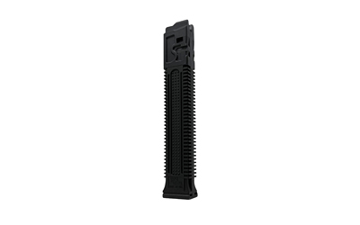 Black rifle magazine isolated on white background