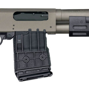 Tactical pump-action shotgun with detachable magazine