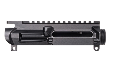 Black AR-15 upper receiver side view