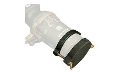 Camera lens with attached protective mount