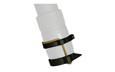 White cylindrical device with black mounting bracket