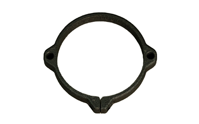 Metal circular mounting ring with side tabs